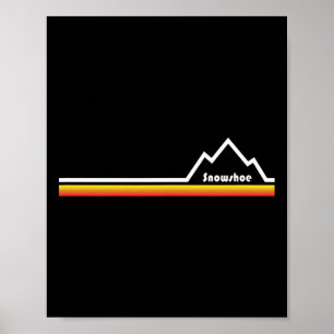 Esskay Designs Black Snowuh Poster