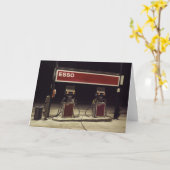 Esso Station Greeting Card Karte (Gelbe Blume)