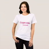Esspesso selbst Tri-Blend shirt (Vorderseite voll)