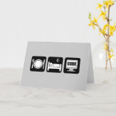 Essschlafcode Karte (Gelbe Blume)