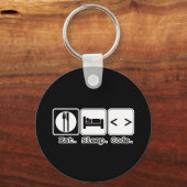 Essschlafcode Schlüsselanhänger (Vorderseite)