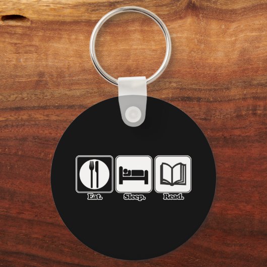 Essschlaflesen Schlüsselanhänger (Vorderseite)