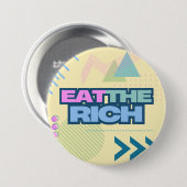 Essst den Vibe-Button der reichen 90er Jahre Button (Vorne & Hinten)