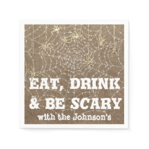 Essst Drink Beängstigend Spider Halloween Kraft We