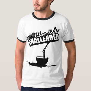 Essstäbchen angefochten T-Shirt