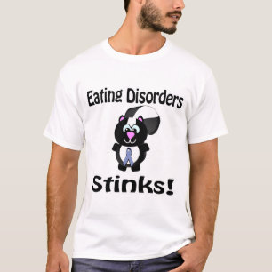 Essstörungen stinkt Skunk Awareness Design T-Shirt