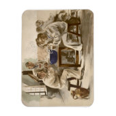 Esssuppe in den Barracks, von 'L'Estampe Moder Magnet (Vertikal)