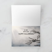 Esst Drink wird erschrecken Zombie Skeleton Hallow Karte (Innenseite)