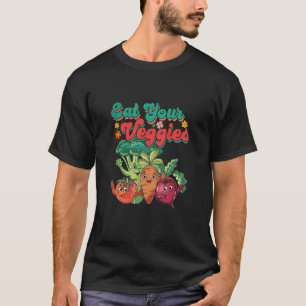 Eßt Eure Gemüse Bauernmarkt Vegan Leben Vegetar T-Shirt
