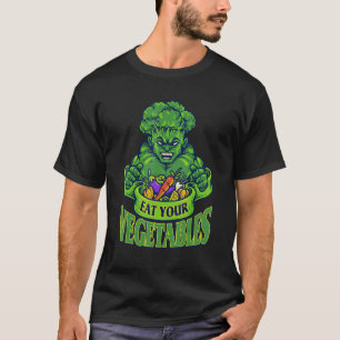 Eßt eure Gemüsewelt Vegetarischer Welttag Brokkoli T-Shirt