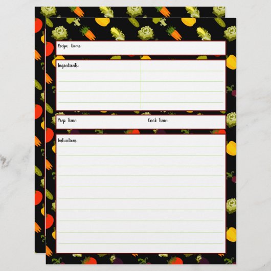 Esst eure Veggies Rezept (Vorne/Hinten)