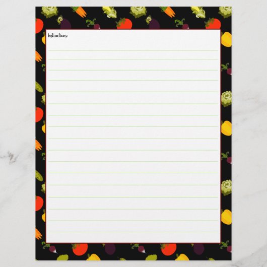 Esst eure Veggies Rezept (Rückseite)