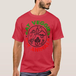 Esst Gemüse nicht Tiere vegetarisch oder Vegan T-Shirt