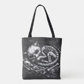Eßt Gemüse – Toter Hase von BurnsInHell Tasche (Rückseite)