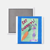 Esst Karotten Magnet (Vorderseite/Rückseite)