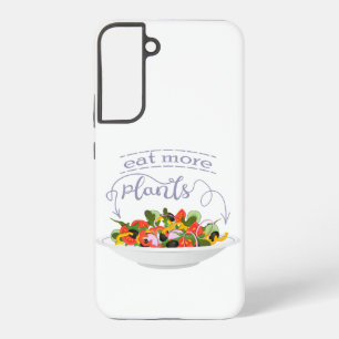 Eßt mehr frische Salat Motivation Schriftzug Samsung Galaxy Hülle