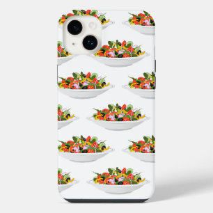 Eßt mehr Pflanzen frische Salat Motivation Schrift iPhone 14 Plus Hülle