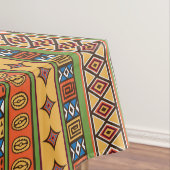 Esstisch aus afrikanischem Tribal Tischdecke (Beispiel)