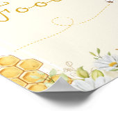 Esstisch Hummel Party Baby Bridal Bienendusche Poster (Ecke)