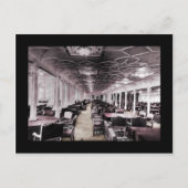 Esszimmer Aisle Titanic Postkarte (Vorderseite)