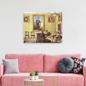 Esszimmer im Langton Hall Leinwanddruck (Insitu (Wohnzimmer))