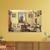 Esszimmer im Langton Hall Leinwanddruck (Insitu (Wohnzimmer))