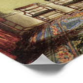 Esszimmer im Langton Hall Poster (Ecke)