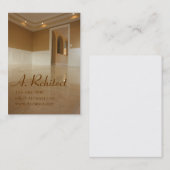 Esszimmer im Neubau-Zuhause Visitenkarte (Vorne/Hinten)