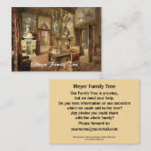 Esszimmer, Neuschwanstein-Schloss, Deutschland Visitenkarte (Vorne/Hinten)