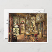 Esszimmer, Schloss Neuschwanstein, Oberbayern, Postkarte (Vorne/Hinten)