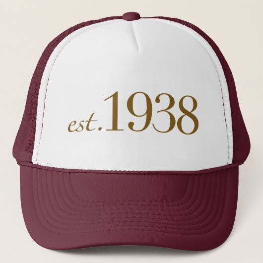 Est 1938 truckerkappe (Vorderseite)