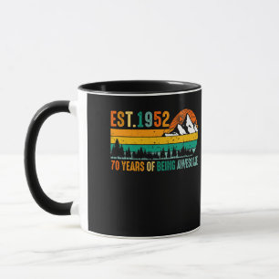 Est. 1952 70 Jahre Phantastisch Vintagen 70. Tasse