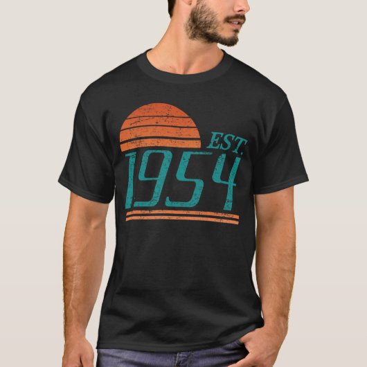 Est. 1954 Vintag 70 Jahre alt T-Shirt (Vorderseite)