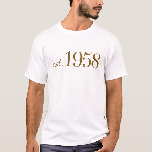Est 1958 T-Shirt (Vorderseite)