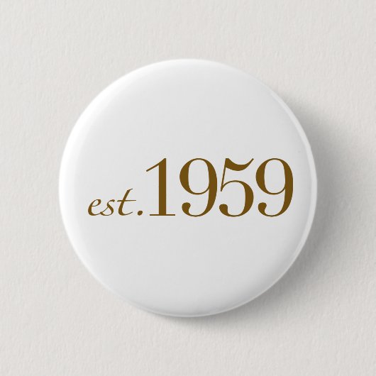 Est 1959 button (Vorderseite)