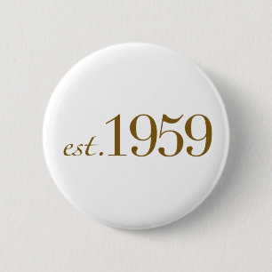 Est 1959 button