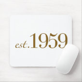 Est 1959 mousepad (Mit Mouse)