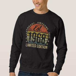 Est 1968 Limited Edition 57. Geburtstag Vintag 57 Sweatshirt