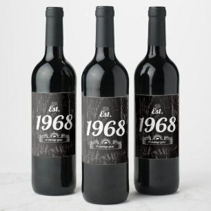 Est. 1968 Vintages Weinetikett