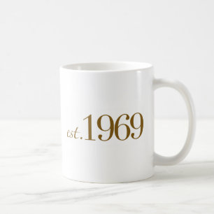 Est 1969 kaffeetasse