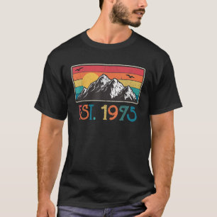 Est 1975 50 Jahre Phantastisch 1975 Geburtstag T-Shirt