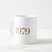Est 1979 kaffeetasse (Vorderseite Links)