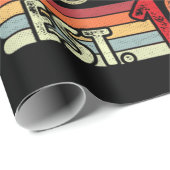 EST 1981 August Vintag 40. Geburtstag Geschenkpapier (Rolleneckpunkt)