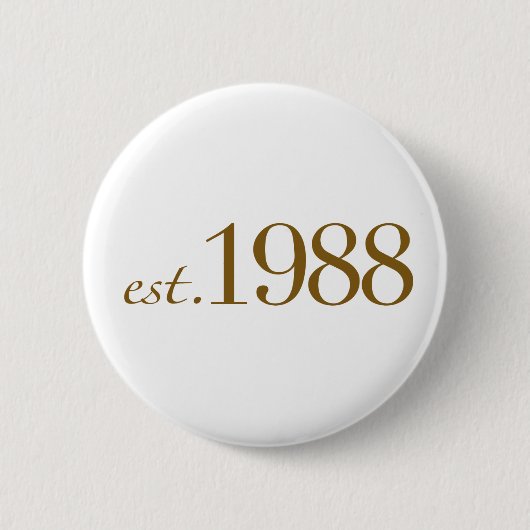 Est 1988 button (Vorderseite)