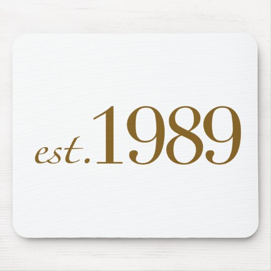 Est 1989 mousepad (Vorne)