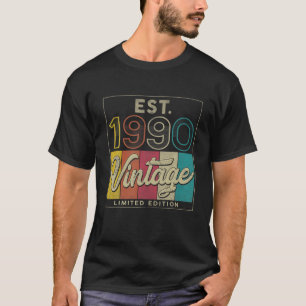 Est. 1990 Vintag limitierte Auflage 31 Jahre alt 3 T-Shirt