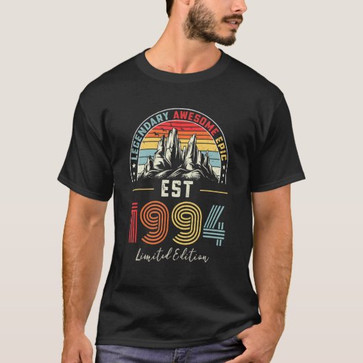 Est 1994 28. Geburtstag 28. T-Shirt (Vorderseite)