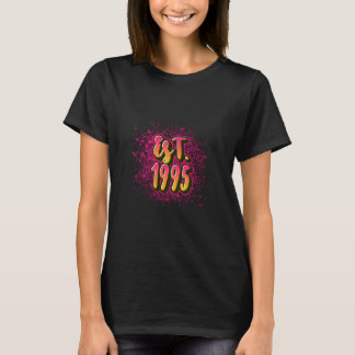 Est. 1995 Neon Spritzer Retro T-Shirt