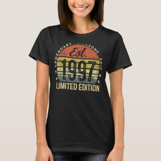 Est 1997 25. Geburtstag 25. T-Shirt