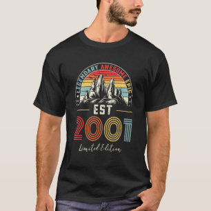 Est 2001 21. Geburtstag 21 Jahre alt T-Shirt